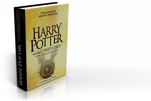Book cover: “Harry Potter and the Cursed Child.”