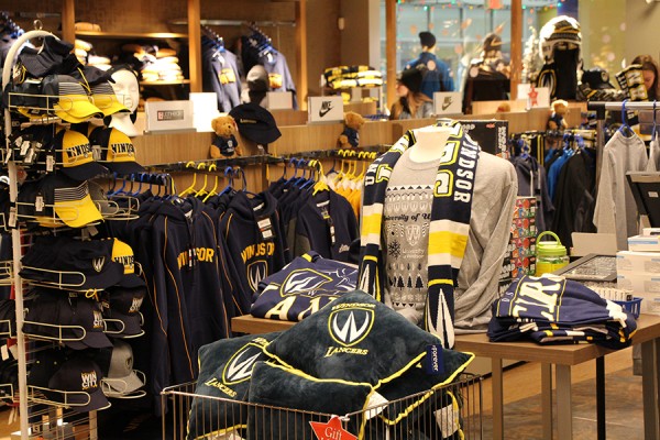 gifts displayed in Campus Bookstore