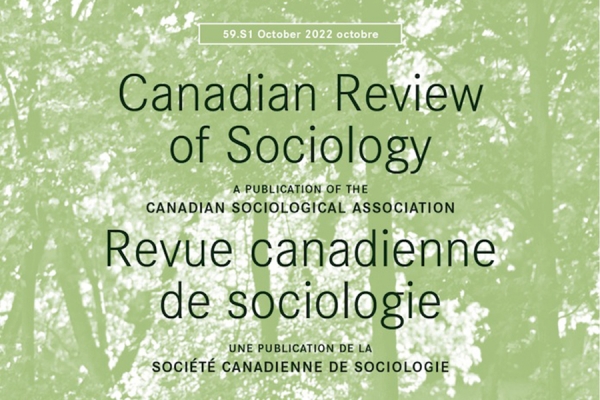 journal cover: Canadian Review of Sociology