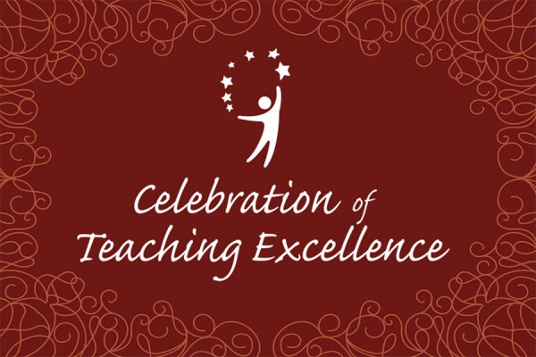 The Celebration of Teaching Excellence is set for Wednesday, November 21.