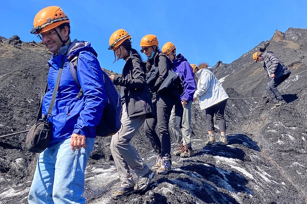 UWindsor students on a study-abroad field course in Iceland.