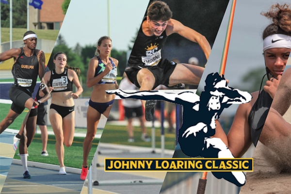 collage of athletes competing in Loaring Classic