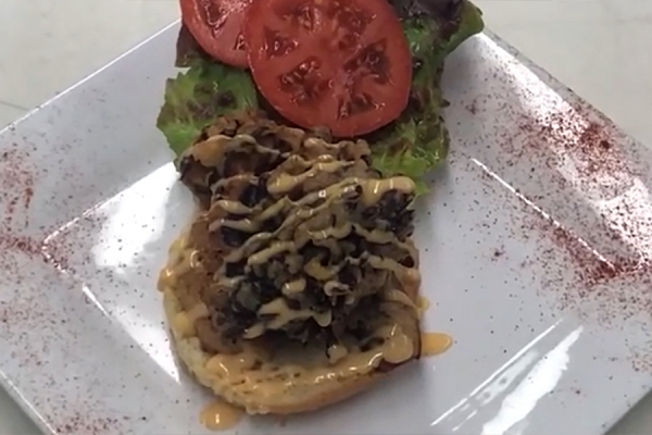 maitake mushroom sandwich