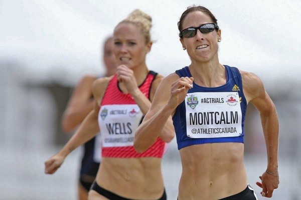 Noelle Montcalm competing in Olympic trials