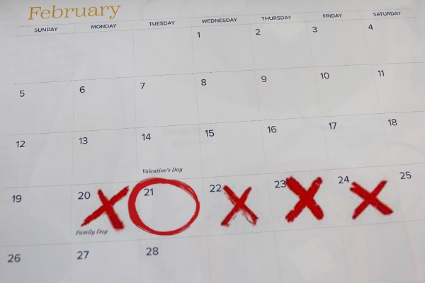 February calendar
