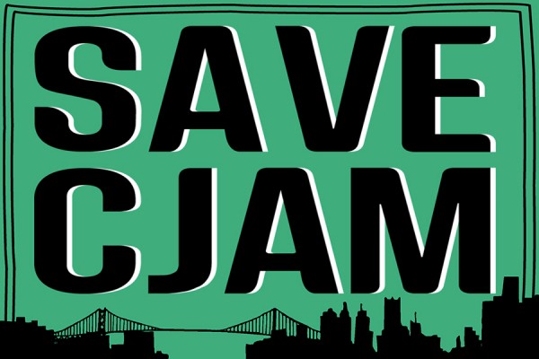 graphic reading &quot;Save CJAM&quot;