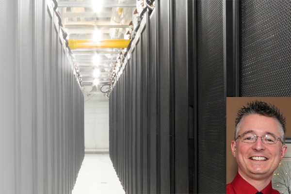 Paul Preney with SHARCNET servers