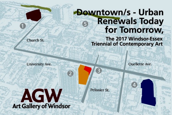 map of downtown Windsor