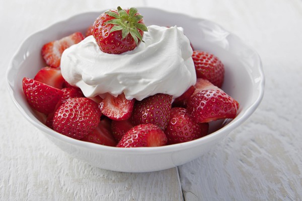 The Crocodile Grill’s Valentine dinner special will conclude with Strawberries Romanoff.