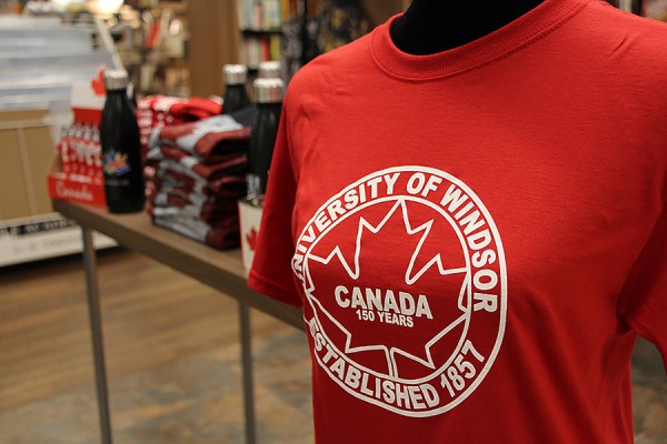 The Campus Bookstore is selling Canada 150 gear in advance of the nation’s sesquicentennial.