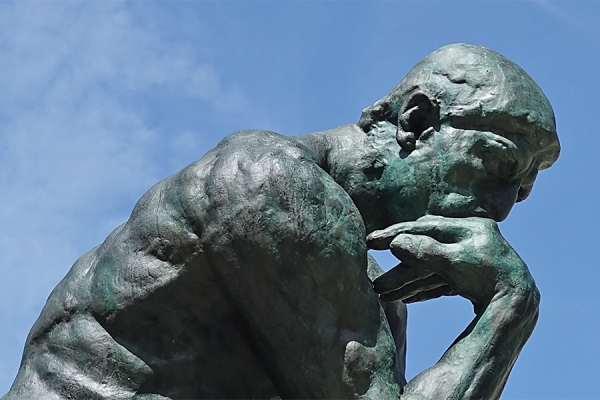 sculpture The Thinker by Auguste Rodin