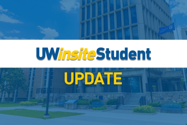 UWinsite Student update
