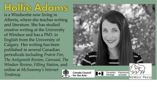 UWindsor creative writing alumna Hollie Adams launches her novel, Things You&#039;ve Inherited From Your Mother.