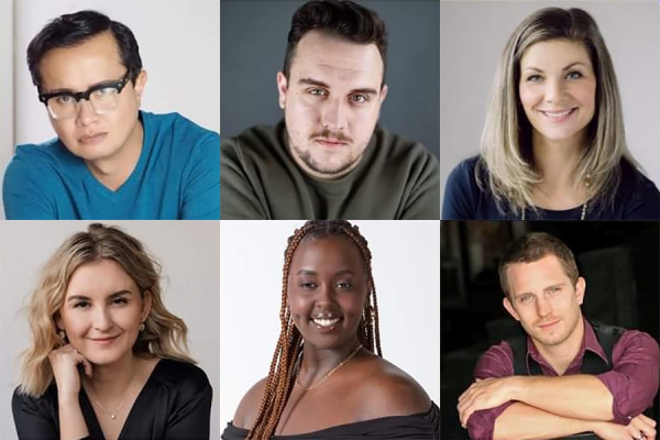 headshots of Pierre Bayuga, Ben Doncom, Sara Fontaine, Kaitlyn Karns, Florine Ndimubandi, Justin Raisbeck.