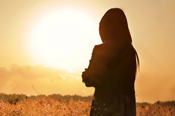 women silhouetted