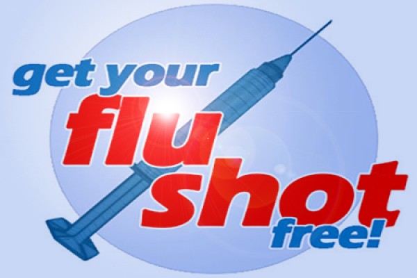 Free flu shot! graphic