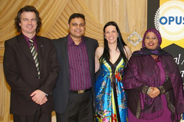 Award recipients at the 2014 OPUS banquet