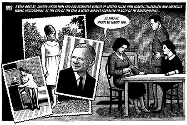 photo montage in graphic novel