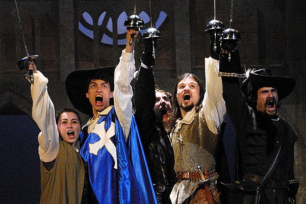 University Players production of the Three Musketeers