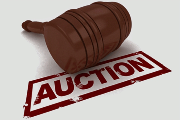 gavel over word Auction