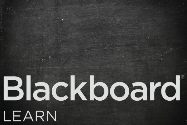 Chalkboard with Blackboard Learn written on it