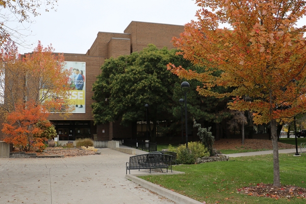 exterior of Leddy Library