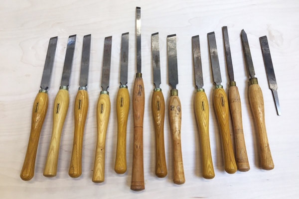 chisels and related tools for use with lathe