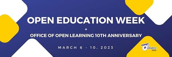 banner: open education week