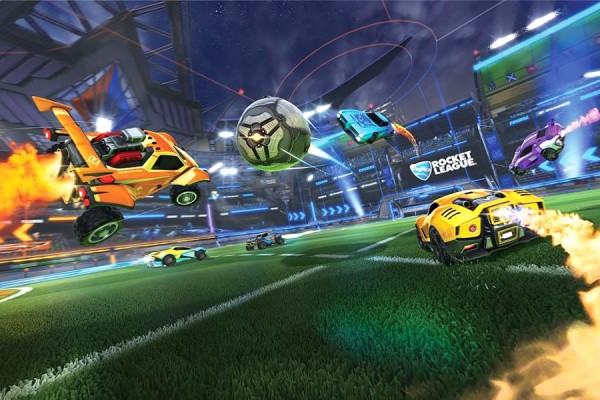 scene from Rocket League