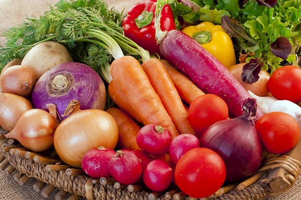 basket of vegetables