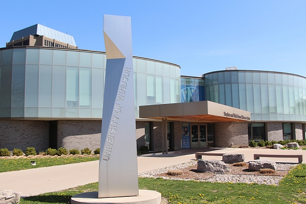 Exterior of the University&#039;s Welcome Centre.