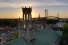 skyline Dillon Hall and the Ambassador Bridge