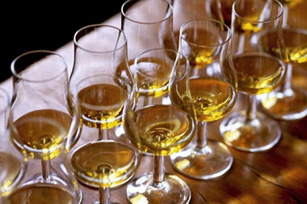 glasses of whisky