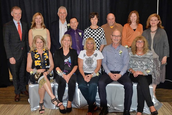 award recipients with Alan Wildeman and Rita LaCivita