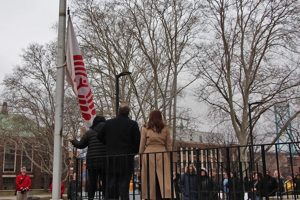 Sukanya Pillay hoists flag