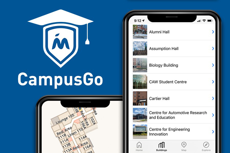 CampusGo displayed on smartphone