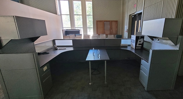 L-shaped desks