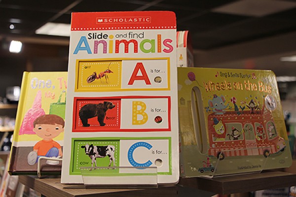display of children's books