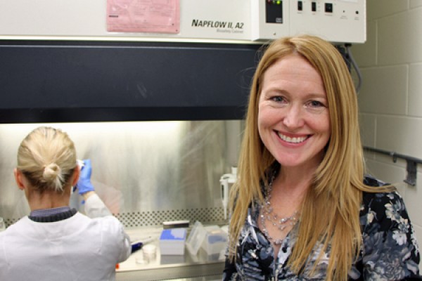Lisa Porter in her lab