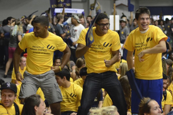 Students dance during the 2012 Welcoming Celebration
