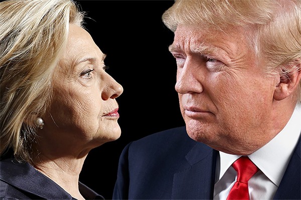 Hillary Clinton and Donald Trump