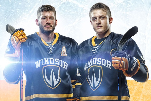 Lancer men’s hockey players