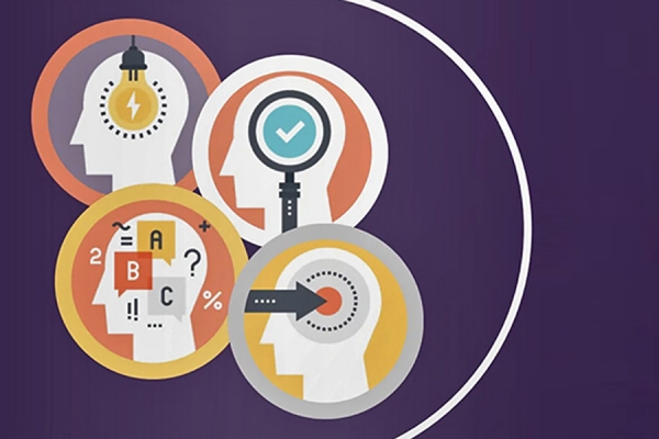 cartoon depictions of human heads