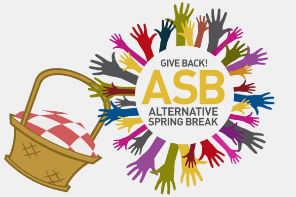 Alternative Spring Break logo holding picnic basket