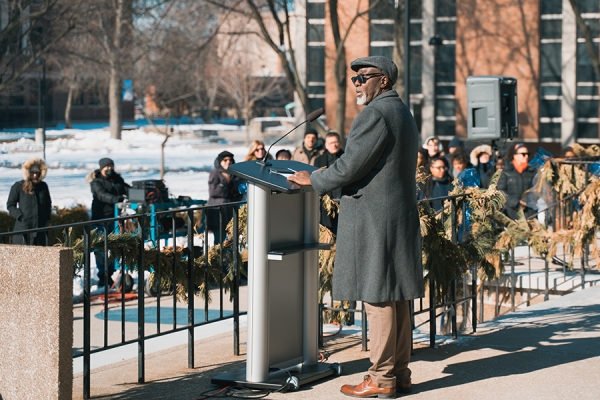 Pan-African flag raising ceremony