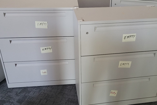 filing cabinets