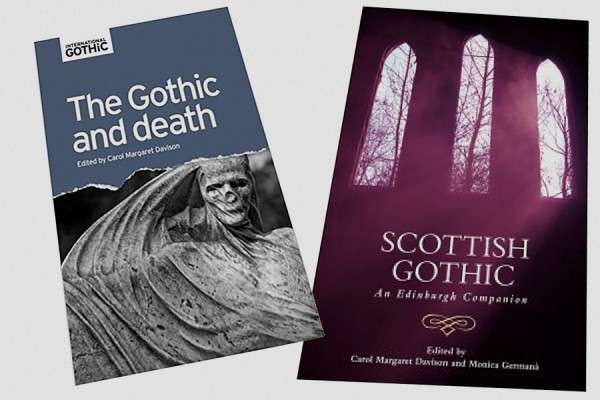 Covers of books on the Gothic edited by Carol Davison