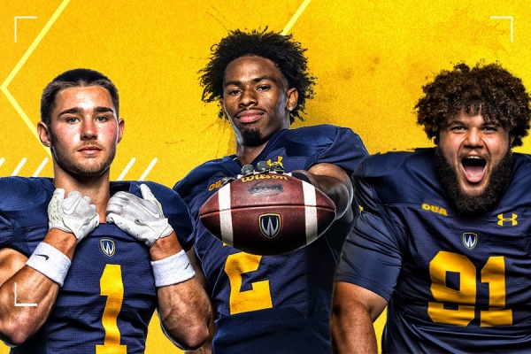 Lancer football players