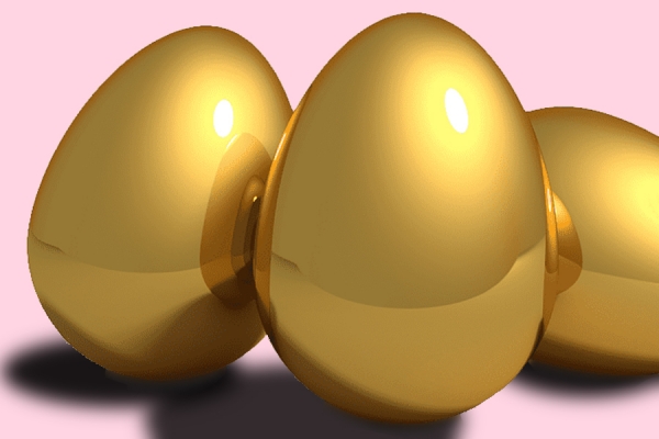 Gold eggs