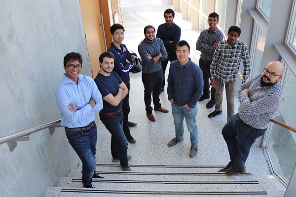 Members of the UWindsor Hyperloop team